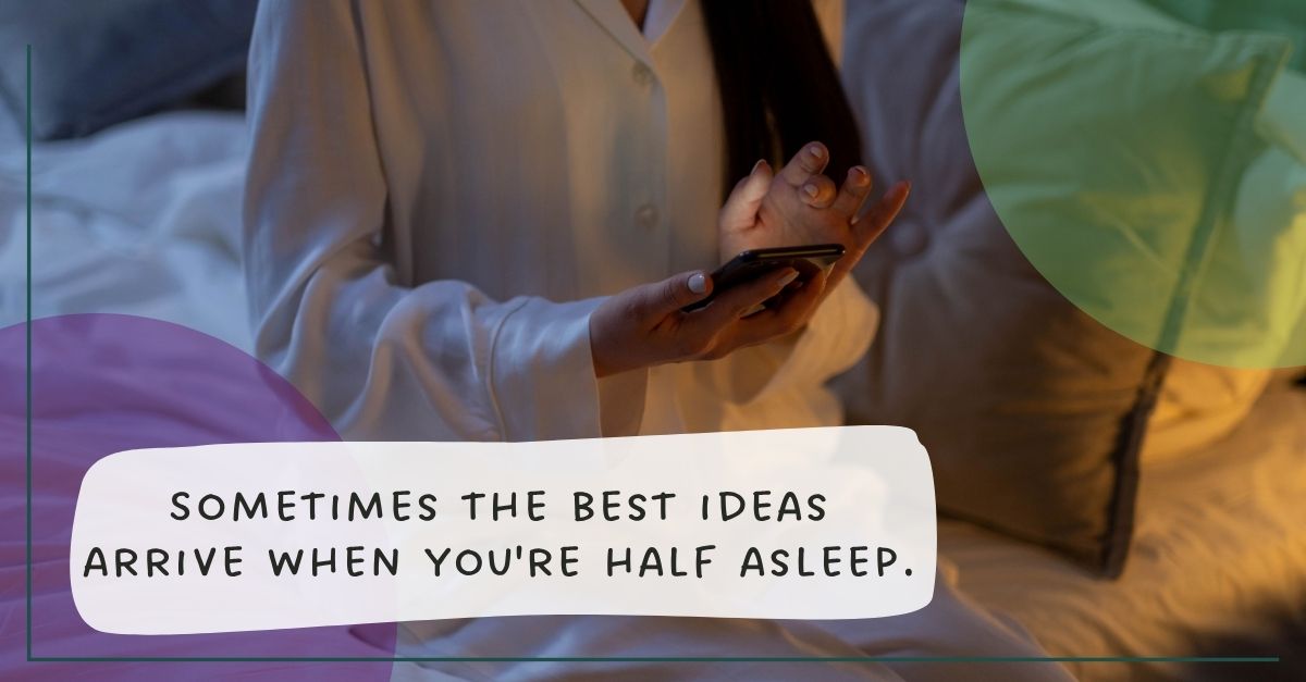 ADHD entrepreneur wakes up in the middle of the night with a great idea